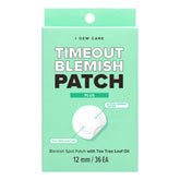 I DEW CARE hydrocolloid patch timeout blemish closeup showing impurity absorption