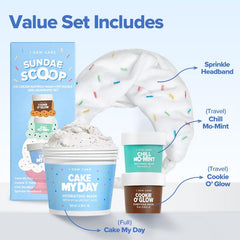 I DEW CARE Sundae Scoop Chill Mo-Mint mask tube addressing pores.