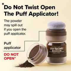 I DEW CARE Tap Secret Original and Dark Brown Duo pack close-up showing two tins.