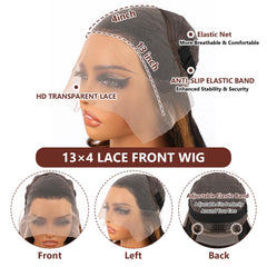 IDHERE hd-lace-front-detail demonstrates a nearly invisible hairline with transparent lace.
