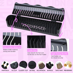 IDN Beauty four-mode stand offers versatile setup for washing and styling.