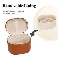 idoltimes cosmetic case removable compartments allow flexible interior organization