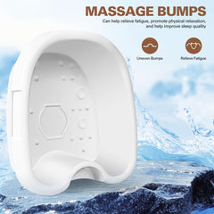 Idudbid home spa setup with foot bath promotes relaxing self-care sessions