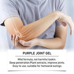 iekufes Joint Purple Gel application demonstrates fast absorption for daily use.