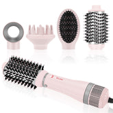 IG INGLAM 4-in-1 blowout brush handle for easy styling and travel-ready use