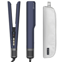 IG INGLAM Air Straightener demonstrates wet-to-dry styling with directional airflow for faster results.