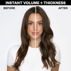 IGK BIG TIME volume mousse apply into wet hair for defined fullness.