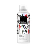 IGK Good Behavior flexible hairspray bottle demonstrates long-lasting frizz control