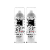 IGK GOOD BEHAVIOR pack of 2 bottles, keratin-like smoothing ready for heat styling.