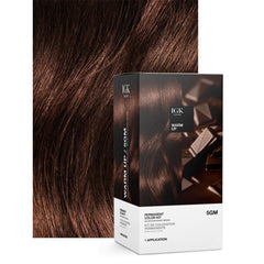 IGK warm up dye kit application scene illustrating easy shade application