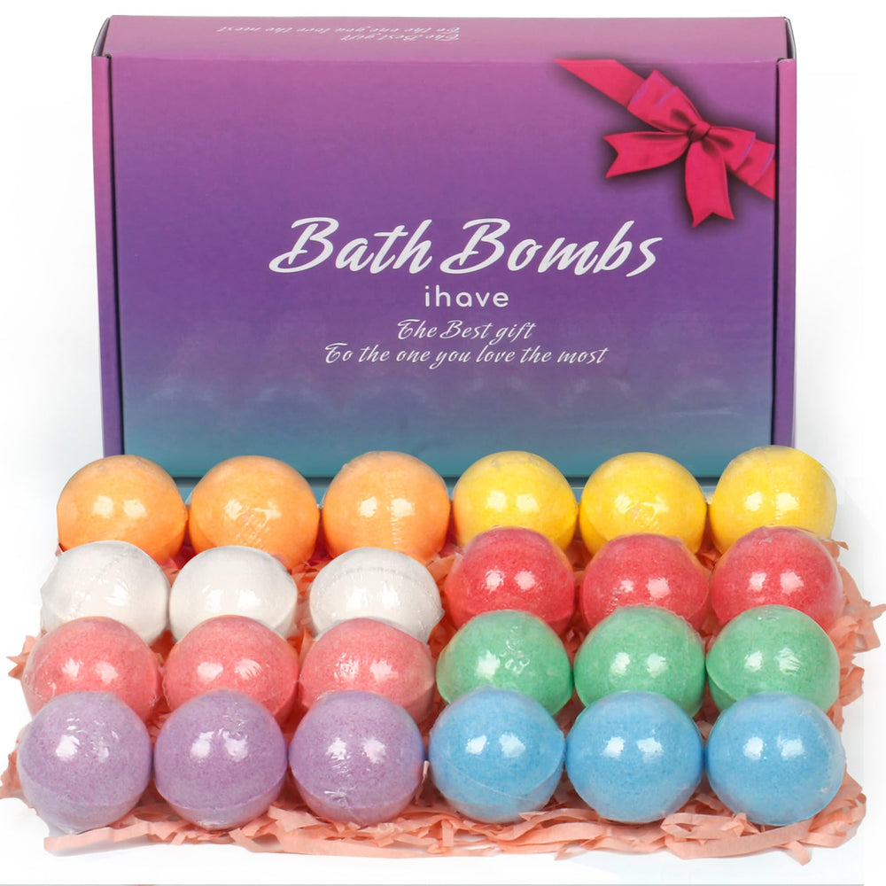 iHave Bath Bombs lemon scent deliver bright fizz for a refreshing soak
