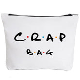 IHopes+ funny gift makeup bag front view — compact travel-ready cosmetic organizer