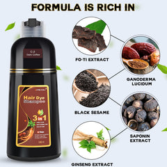 IIIMEIDU Hair Dye Shampoo gray-coverage closeup with refreshed look