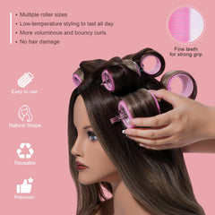 IKOCO roller clips for hair-holding system keep rollers secure