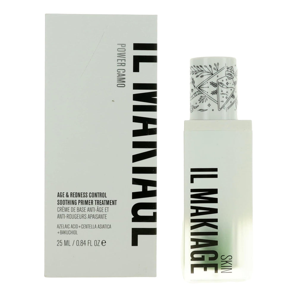Il Makiage Power Camo Redness Defense Primer with green tint evens skin tone for smooth makeup