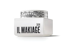 Il Makiage Power Recharge Cream bottle close-up highlights a hydrating gel-cream texture for radiant skin.