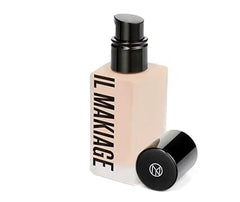 Il Makiage Woke Up Like This foundation bottle offers smooth, traceless medium-to-high coverage for natural-looking skin.