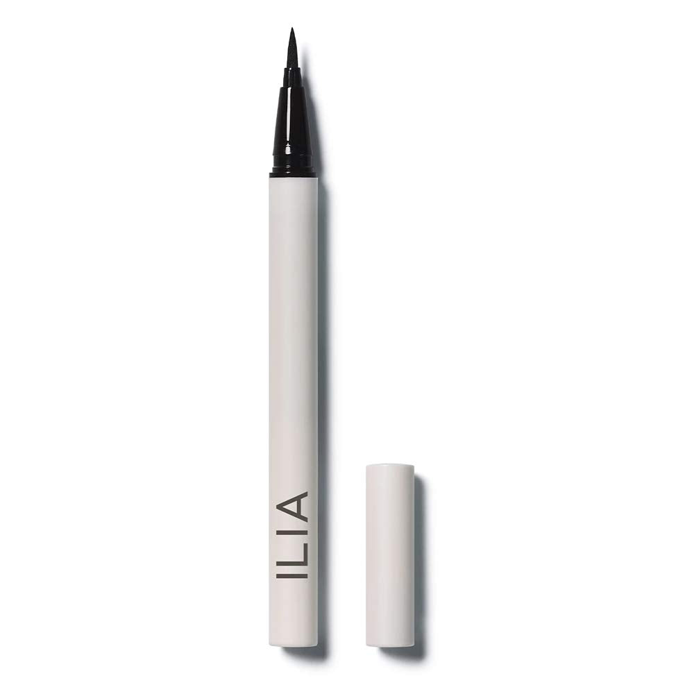 ILIA Clean Line Liquid Liner cap close-up highlighting the precise tip for tight lines.