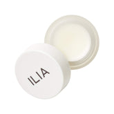 ILIA Lip Wrap Overnight Mask bottle demonstrates premium lip care and long-lasting hydration