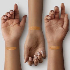 ILIA Super Serum Skin Tint on skin reveals natural, dewy glow