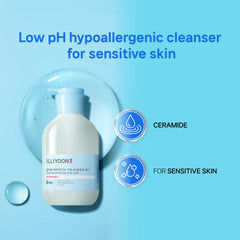 Illiyoon Ceramide Ato 6.0 Top to Toe Wash foamy lather for gentle cleansing.