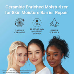 Illiyoon Ceramide Ato Concentrate Cream ceramide capsules closeup illustrate deep moisturizing ingredients.