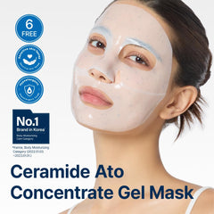 Illiyoon Ceramide Ato gel texture image shows soothing hydrogel feel.