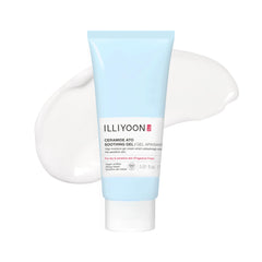 Illiyoon Ceramide Ato Soothing Gel bottle provides cooling, long-lasting moisture for sensitive skin.