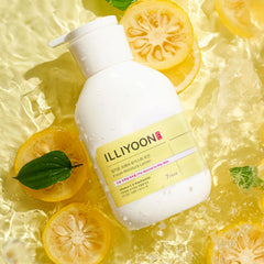 Illiyoon Fresh Moisture Lotion texture closeup shows creamy, non-greasy absorption