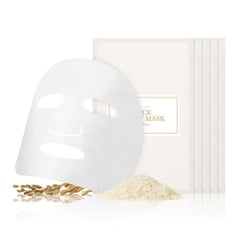 I'm from Rice Sheet Mask milky essence close-up emphasizes creamy hydration