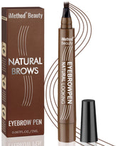 iMethod Eyebrow Pen cap close-up highlights secure cap to prevent drying during daily use.