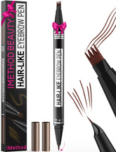 iMethod Microblading Eyebrow Pen 4-fork tip close-up for natural hair-like brows