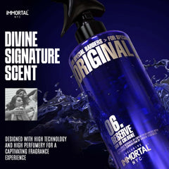 Immortal NYC Reserve 06 spray action demonstrating easy application.