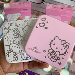 Impressions Vanity Hello Kitty Supercute compact mirror pink LED lighting for even illumination