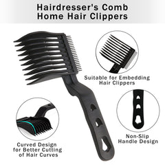 Iemtic Blend Friend Fade Comb hand-hold demonstrates ergonomic grip for precise trimming.