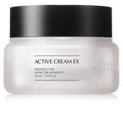 INCELLDERM Active Cream 50ml packaging highlights premium design for daily use.