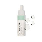 Indie Lee Squalane Oil bottle promotes non-greasy hydration for all skin types.