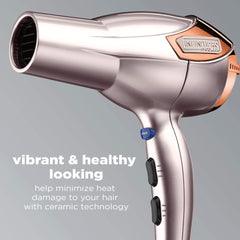 Diffuser attachment in rose gold for enhanced curls and waves