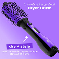 Conair INFINITIPRO Knot Dr. bristles glide through hair for painless detangling.
