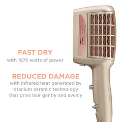 Conair InfinitiPRO straightening comb attachment for sleek, smooth results