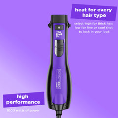 Conair INFINITIPRO ionic generator helps reduce frizz and boost shine.