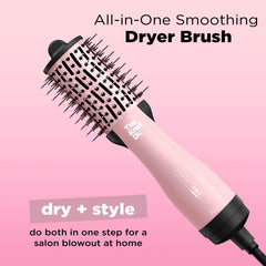 Infinitipro Knot Dr. oval dryer brush is travel-ready for quick blowouts anywhere