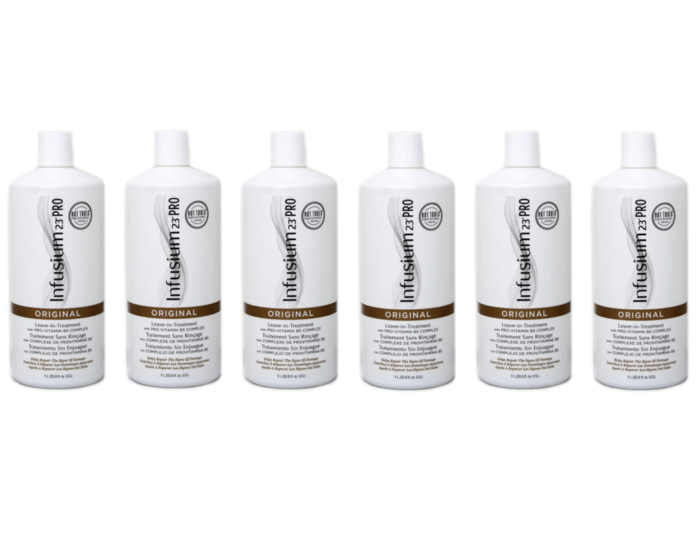 Infusium 23 Pro Treatment Original bottle front, 33.8 oz for long-lasting hydration and shine.
