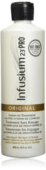 InfusiumPro23 leave-in treatment conditioner bottle showing hydration for frizz control