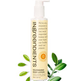 Ingreendients hand and body lotion with organic cocoa butter delivers rich hydration.