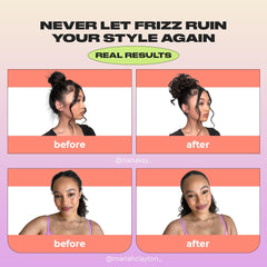 INH hair wax stick application twist demonstrates easy texture and refined definition.
