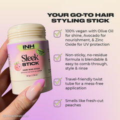 INH hair wax stick travel compact ready for on-the-go styling anywhere.