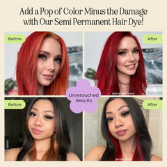 INH ruby red hair color jar ready for easy at home application.