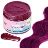 INH semi-permanent hair color pink fuchsia crystal bottle for temporary vibrant shade.