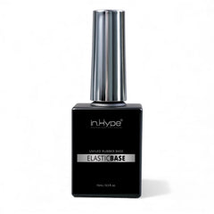 IN.HYPE Rubber Base Coat bottle shows elastic foundation for durable nails